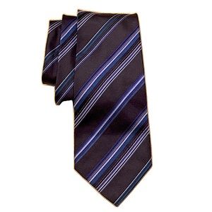Banana Republic - Silk Striped Tie - Blue